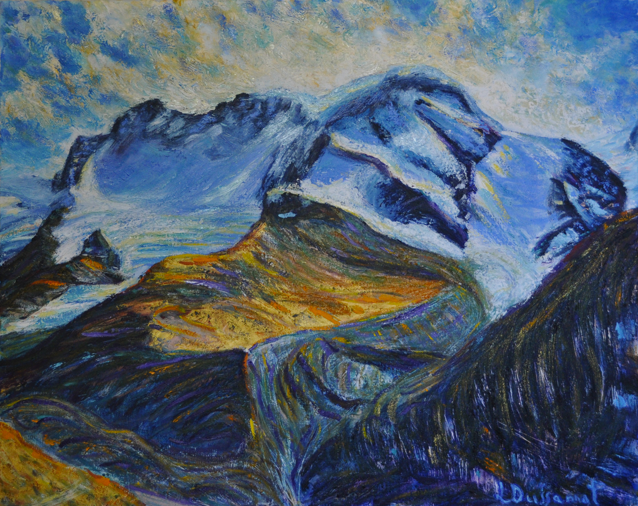 Breithorn, 65x80, 2018. Oil on canvas