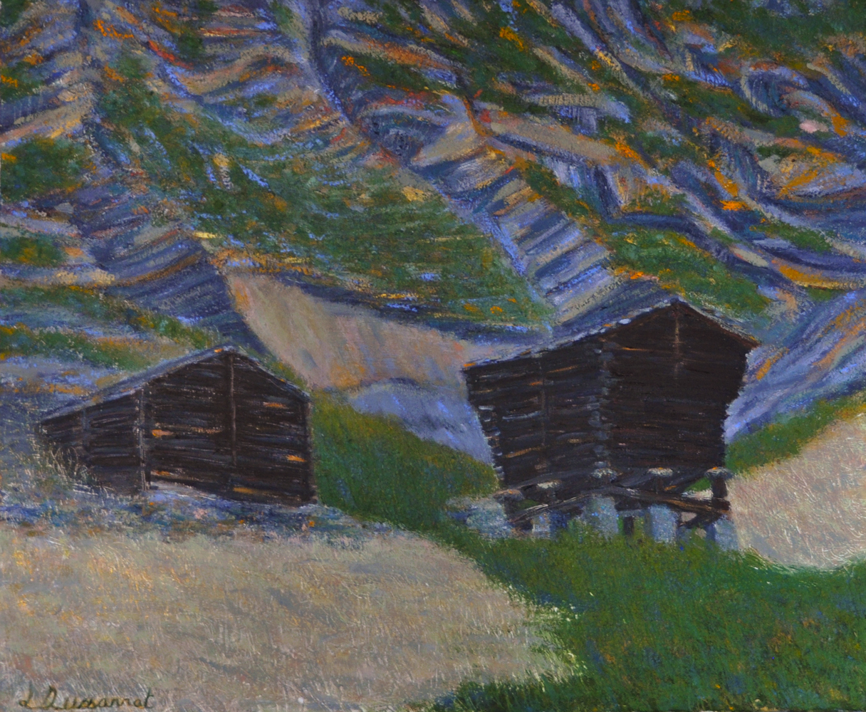 Mazots, Zmutt. Oil on canvas, 60x72